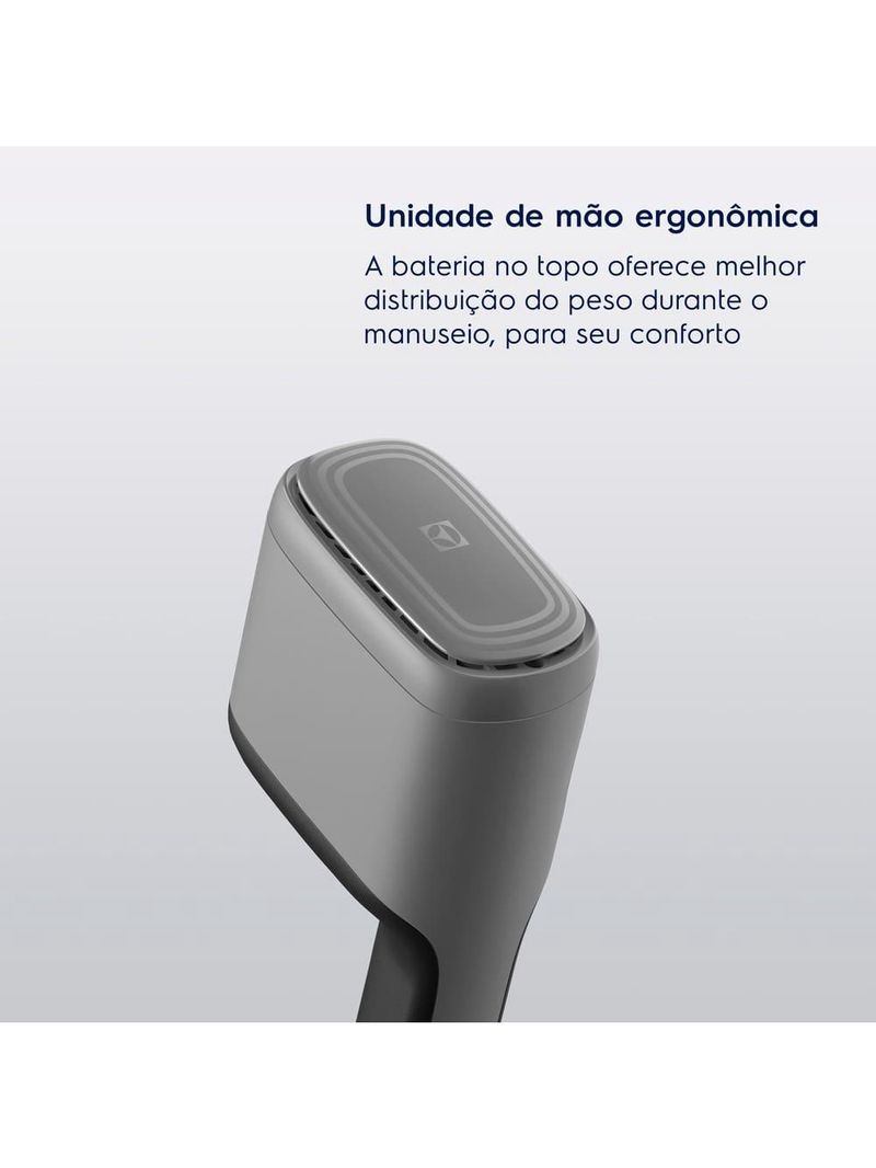 Aspirador de pó vertical sem fio electrolux cyclonic power erg018 90w 2em1 cinza