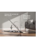 Aspirador de pó vertical sem fio electrolux cyclonic power erg018 90w 2em1 cinza