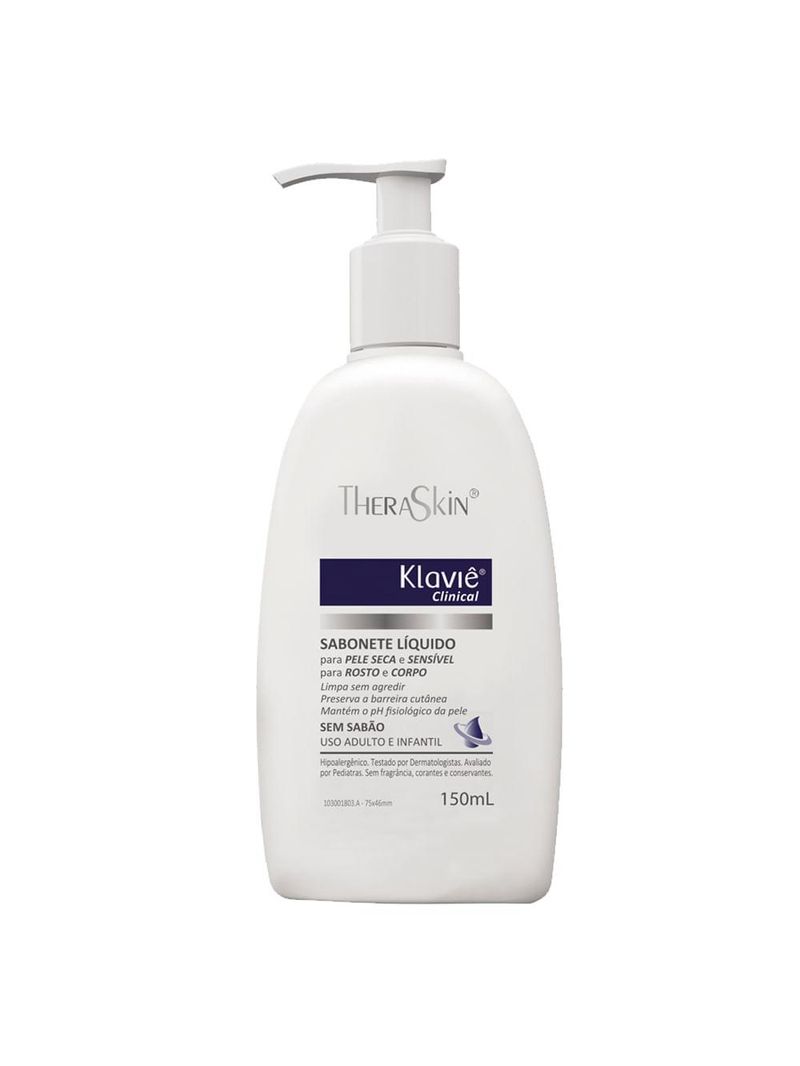 Sabonete líquido theraskin - klaviê clinical