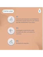 Sabonete líquido de glicerina da cabeça aos pés johnson's baby