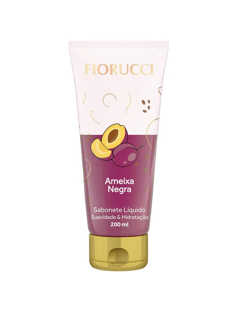 Fiorucci ameixa negra kit - sabonete líquido + loção desodorante
