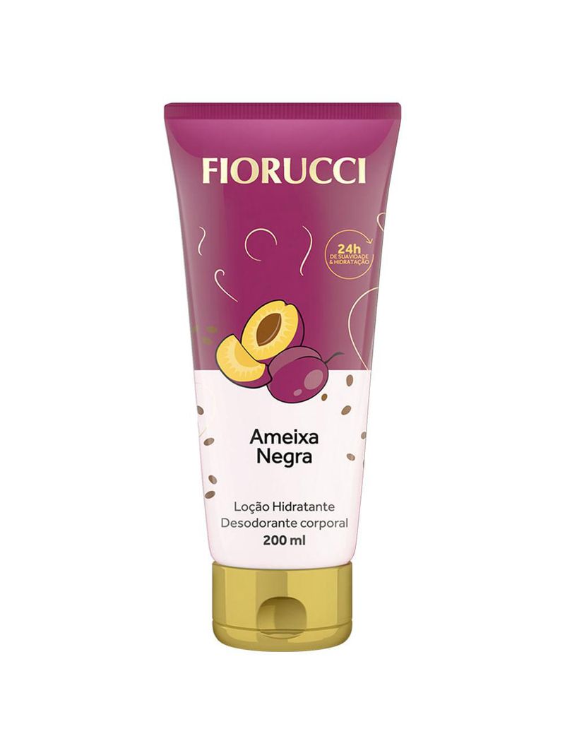 Fiorucci ameixa negra kit - sabonete líquido + loção desodorante