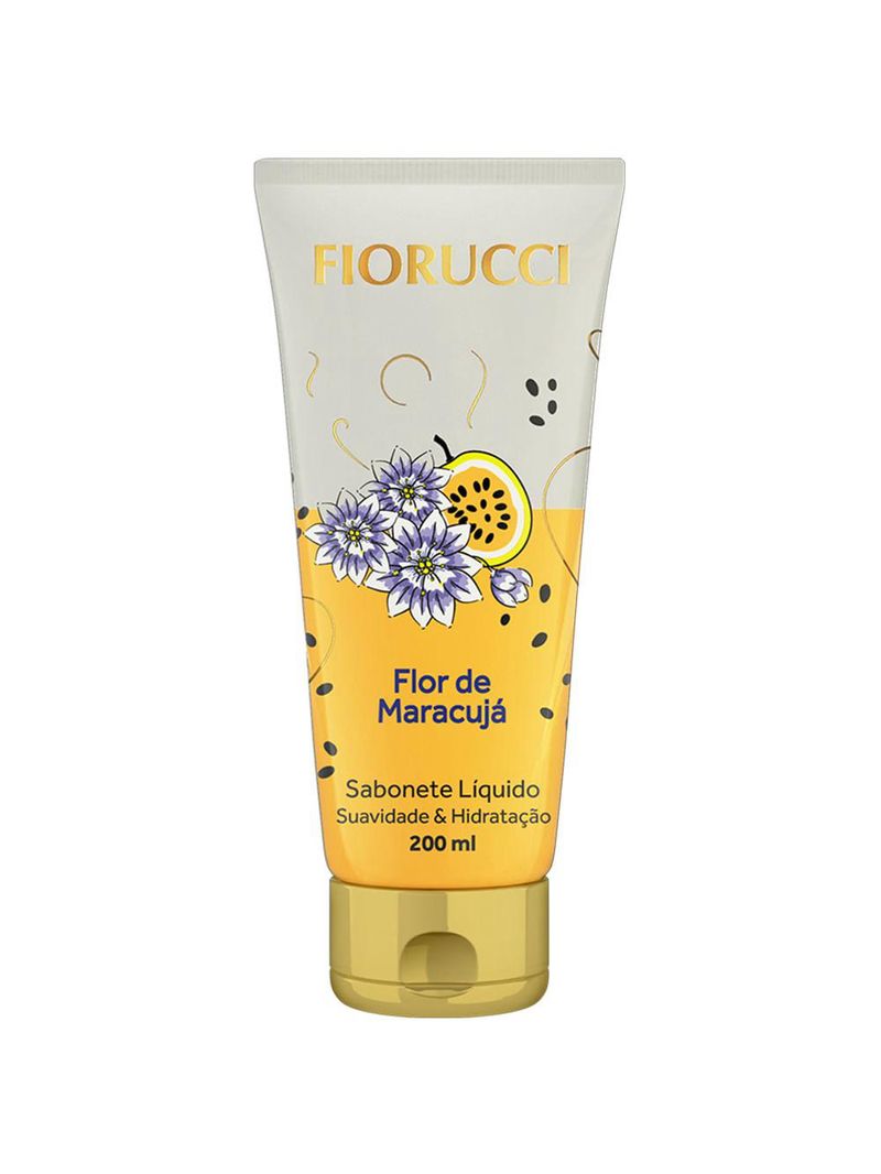 Fiorucci flor de maracujá kit - sabonete líquido + loção desodorante