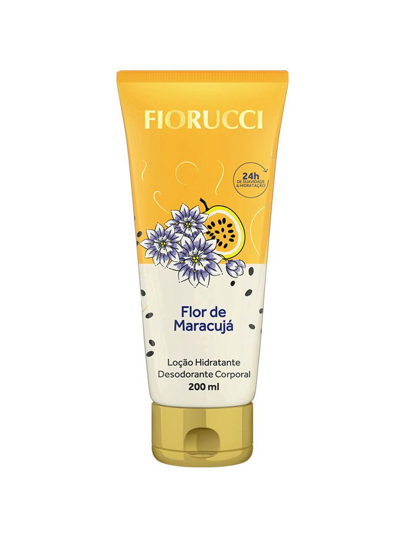 Fiorucci flor de maracujá kit - sabonete líquido + loção desodorante
