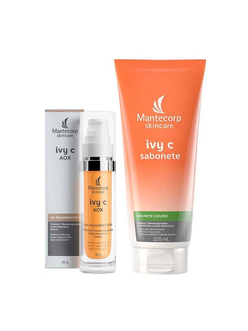 Mantecorp ivy c kit sabonete liquído + sérum