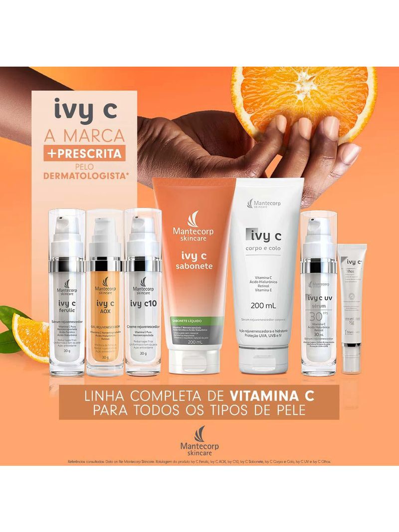 Sabonete líquido mantecorp skincare – ivy c