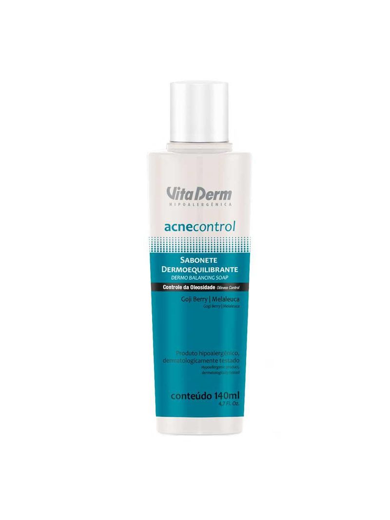 Sabonete dermoequilibrante vita derm – acne control