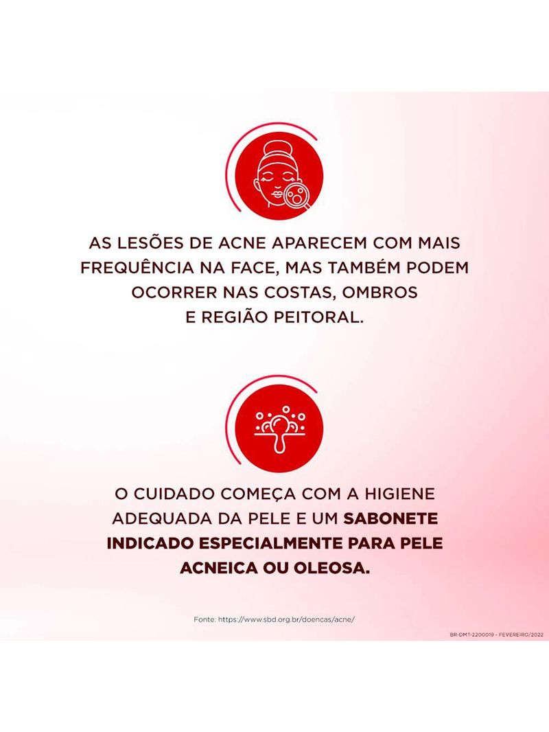 Sabonete líquido facial para pele muito oleosa e acneica dermotivin salix