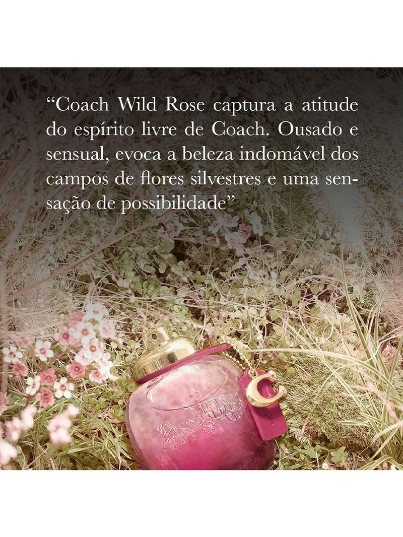 Wild rose coach – perfume feminino – eau de parfum