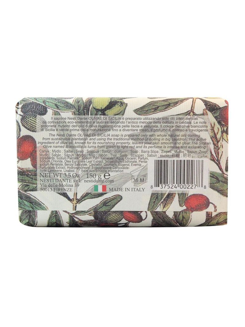 Sabonete em barra nesti dante - olivae di sicilia