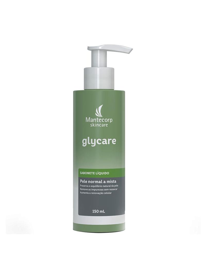 Sabonete líquido facial mantecorp glycare