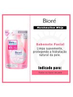 Bioré marshmallow whip moisture kit – sabonete líquido facial 150ml + refil 130ml