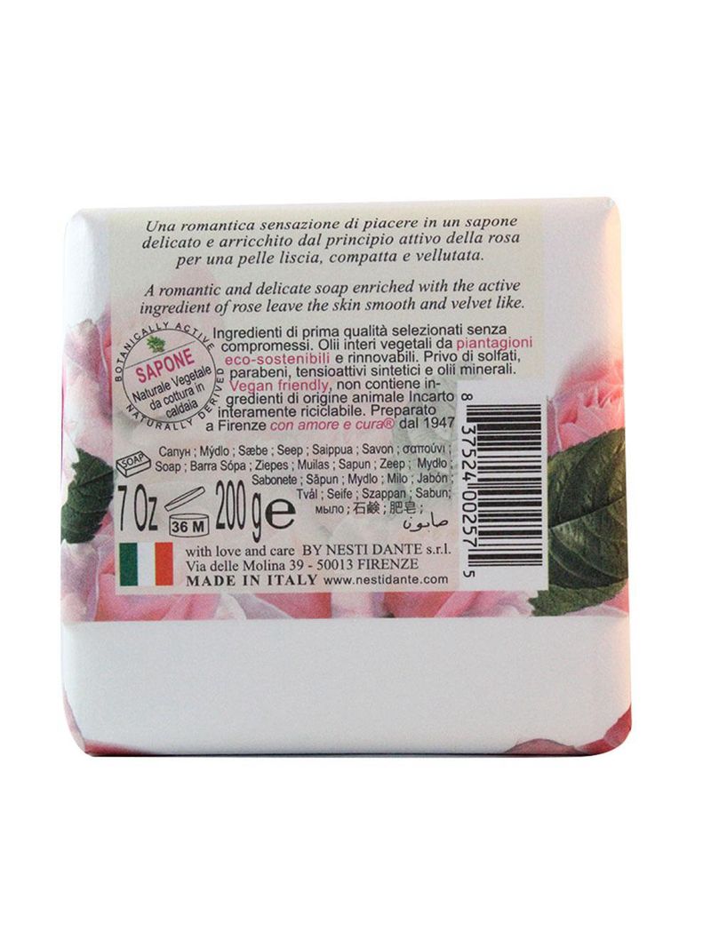 Sabonete em barra nesti dante - marsiglia toscano rosa centifolia