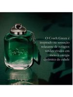 Coach green - perfume masculino - eau de toilette