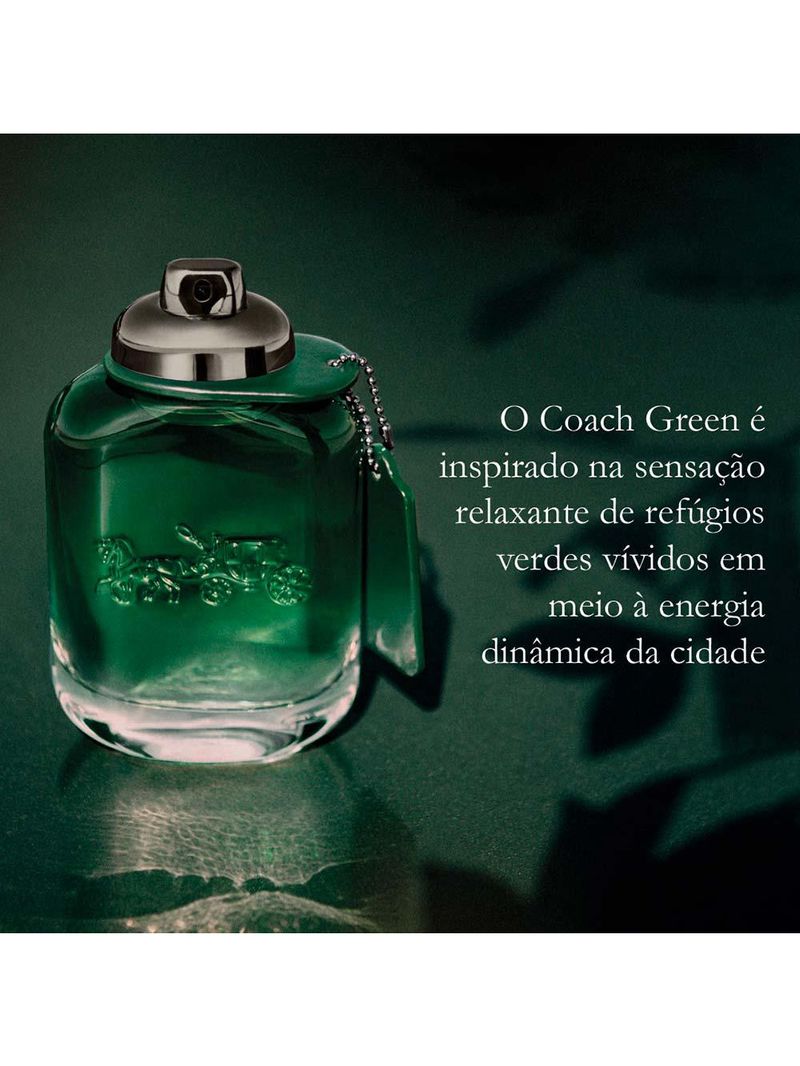 Coach green - perfume masculino - eau de toilette