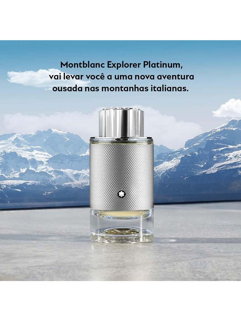 Explorer platinum montblanc - perfume masculino - eau de parfum