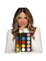 Estojo de corretivos makiê - camuflagem mapa das cores