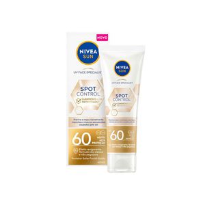 Protetor solar facial fluido nivea sun - spot control luminous 630 fps60