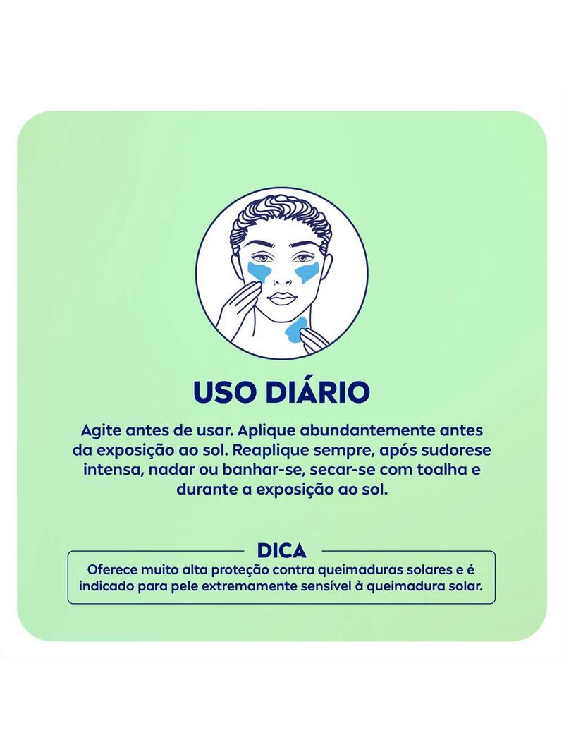 Protetor solar facial nivea sun tripla proteção controle de oleosidade fps65
