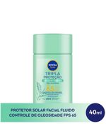 Protetor solar facial nivea sun tripla proteção controle de oleosidade fps65