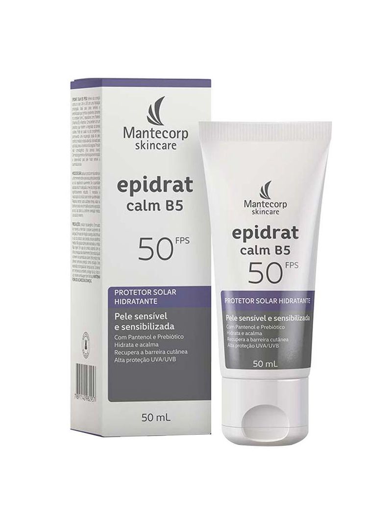 Protetor solar facial epidrat calm b5 fps50 mantecorp skincare