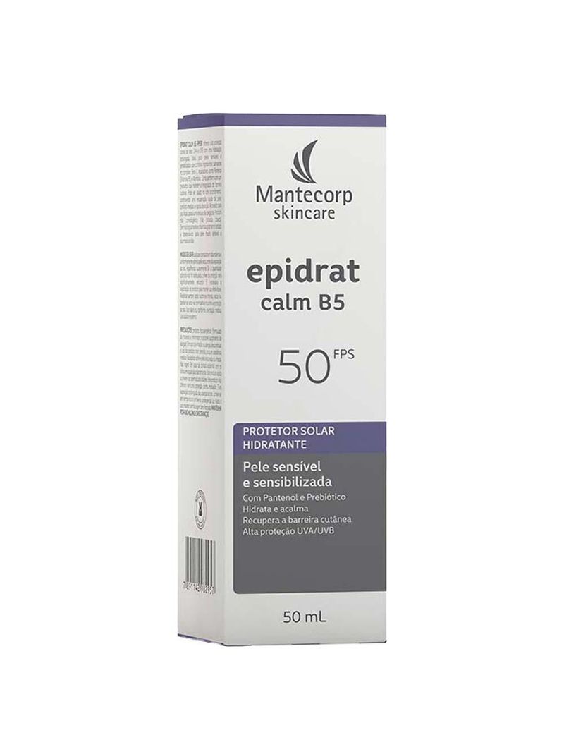 Protetor solar facial epidrat calm b5 fps50 mantecorp skincare