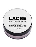 Pó universal facial simple organic lacre