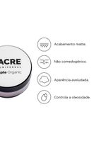 Pó universal facial simple organic lacre