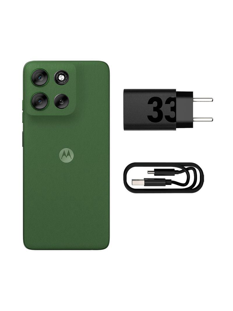 Smartphone motorola moto g56 5g tela 67” 256gb 8gb ram+16gb ram boost 50mp sony lytia 600 moto ai turbopower 33w ip69 desbloqueado verde