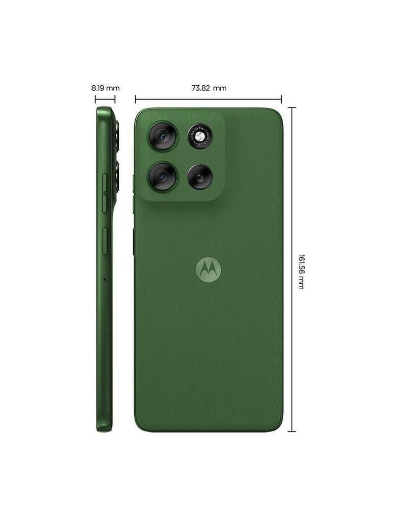 Smartphone motorola moto g56 5g tela 67” 256gb 8gb ram+16gb ram boost 50mp sony lytia 600 moto ai turbopower 33w ip69 desbloqueado verde