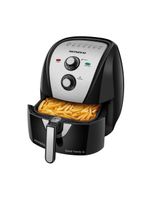 Fritadeira elétrica sem Óleo air fryer mondial afn-60 6l preta/inox