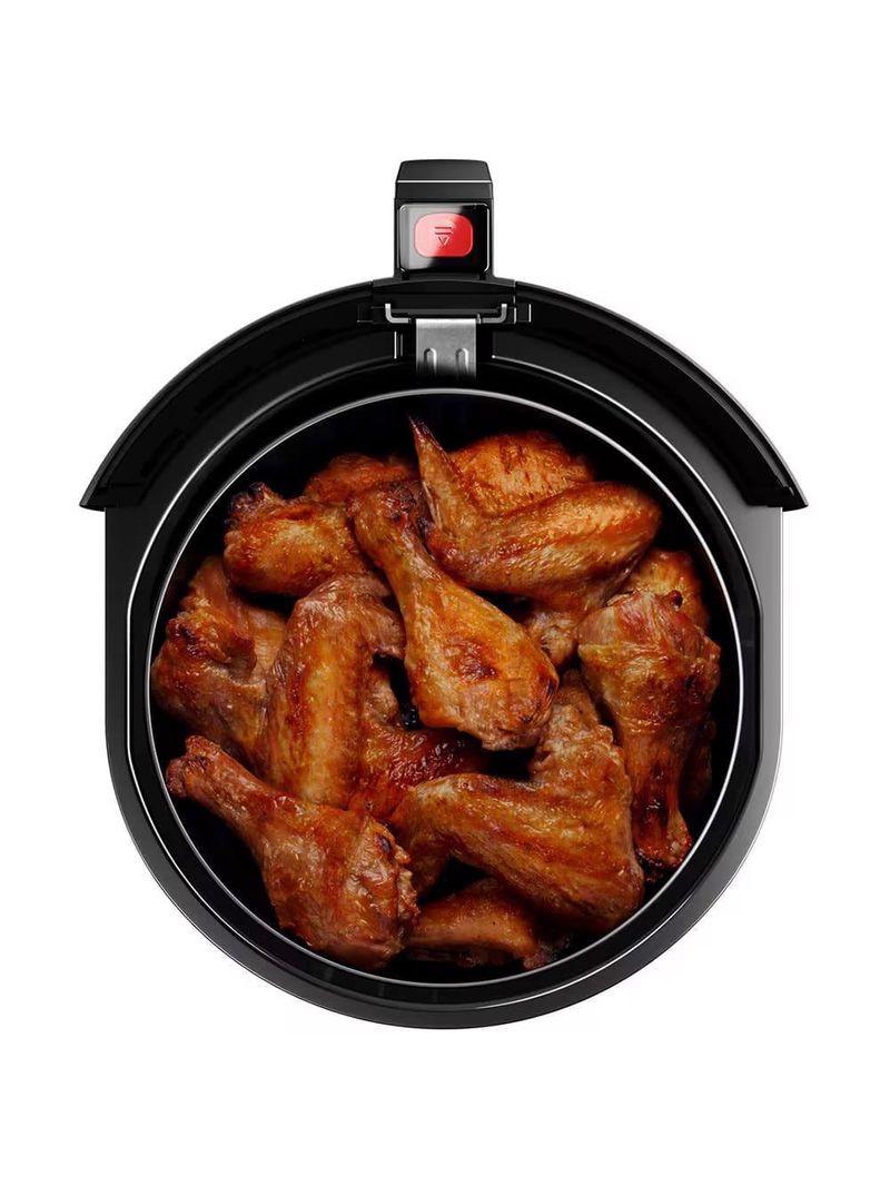 Fritadeira elétrica sem Óleo air fryer electrolux eaf10 efficient por rita lobo com 3,2l - preta