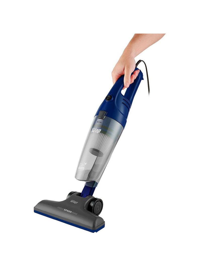 Aspirador de pó vertical wap 3 em 1 high speed max 1350w - azul/cinza