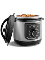 Panela elétrica de pressão multifuncional britânia bpp01pi 3l – preta/inox