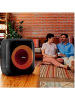 Caixa de som amplificada philco flash light pcx4800, bluetooth, entrada usb e bateria interna - 380w rms