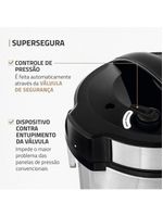 Panela elétrica de pressão mondial pe-47 pratic cook 3l - inox