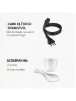 Panela elétrica de pressão mondial pe-47 pratic cook 3l - inox