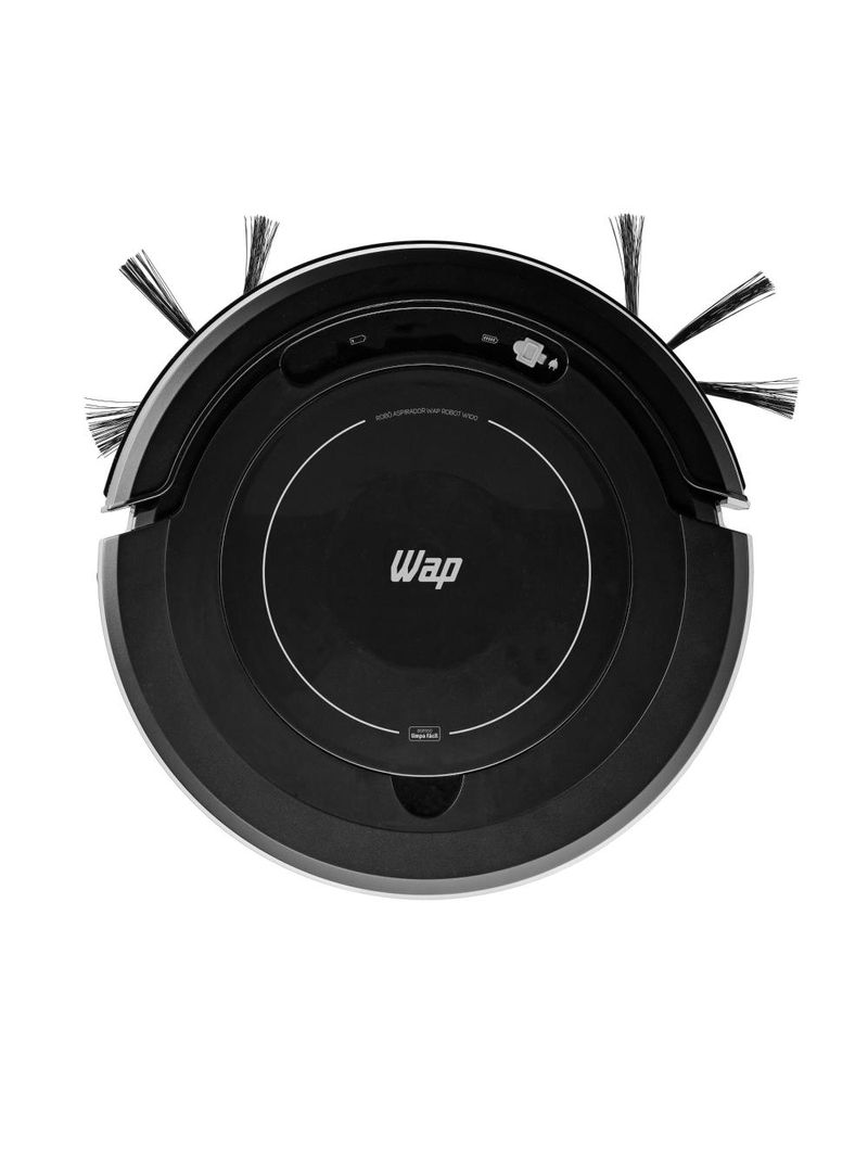 Aspirador de pó robô wap robot w100 com 3 modos de limpeza, mop automático e inteligente - bivolt