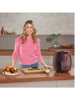 Fritadeira elétrica sem Óleo air fryer electrolux family efficient por rita lobo eaf51 5l – vermelha escura