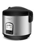 Panela elétrica de arroz britânia bpa10pi 10 xícaras – preta/inox