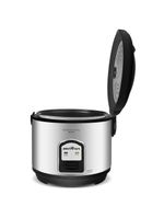 Panela elétrica de arroz britânia bpa10pi 10 xícaras – preta/inox