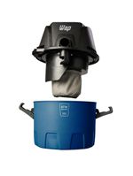 Aspirador de Água e pó wap gtw bagless 1400w compacto 6 litros com soprador e barril portátil