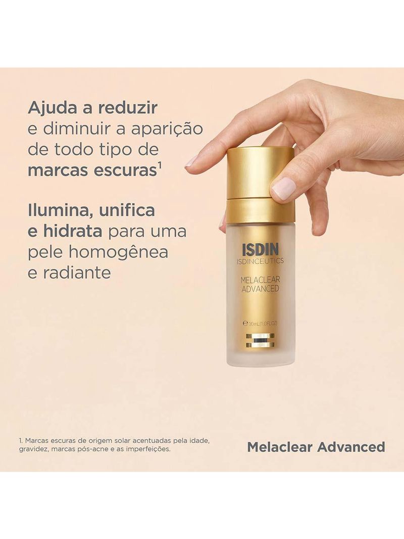 Sérum facial clareador isdin - melaclear advanced