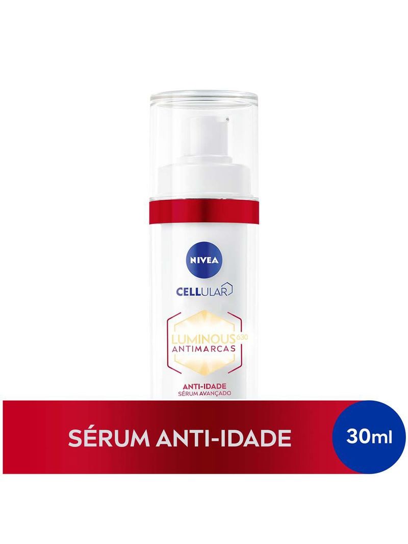Sérum facial nivea cellular luminous 630 antimarcas anti-idade