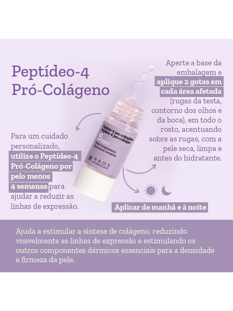 Sérum facial etat pur naos peptídeo 4 pró colágeno