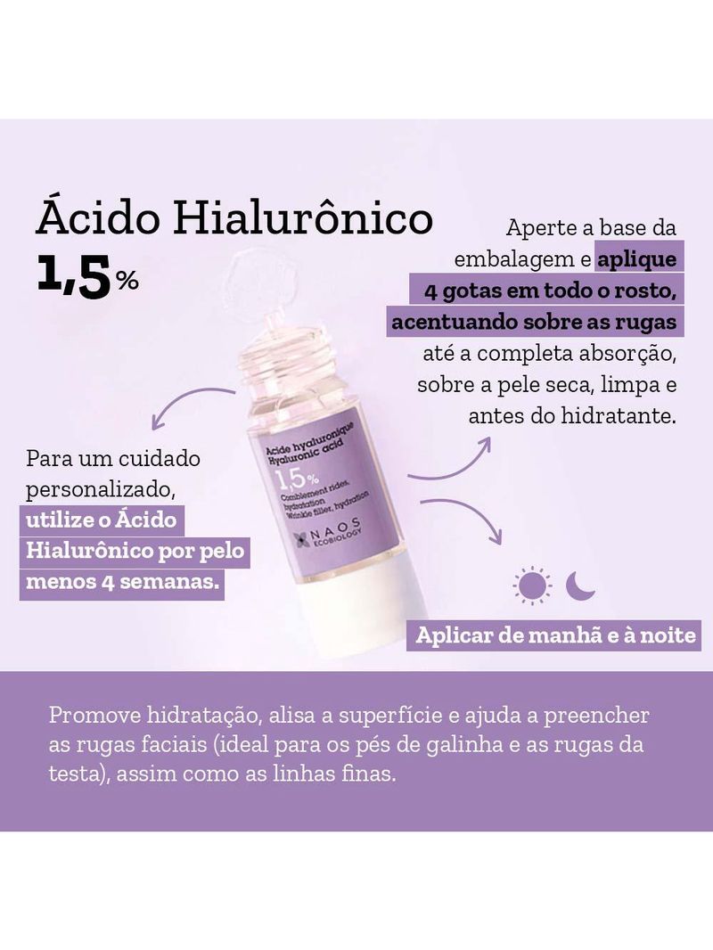 Sérum facial etat pur Ácido hialurônico