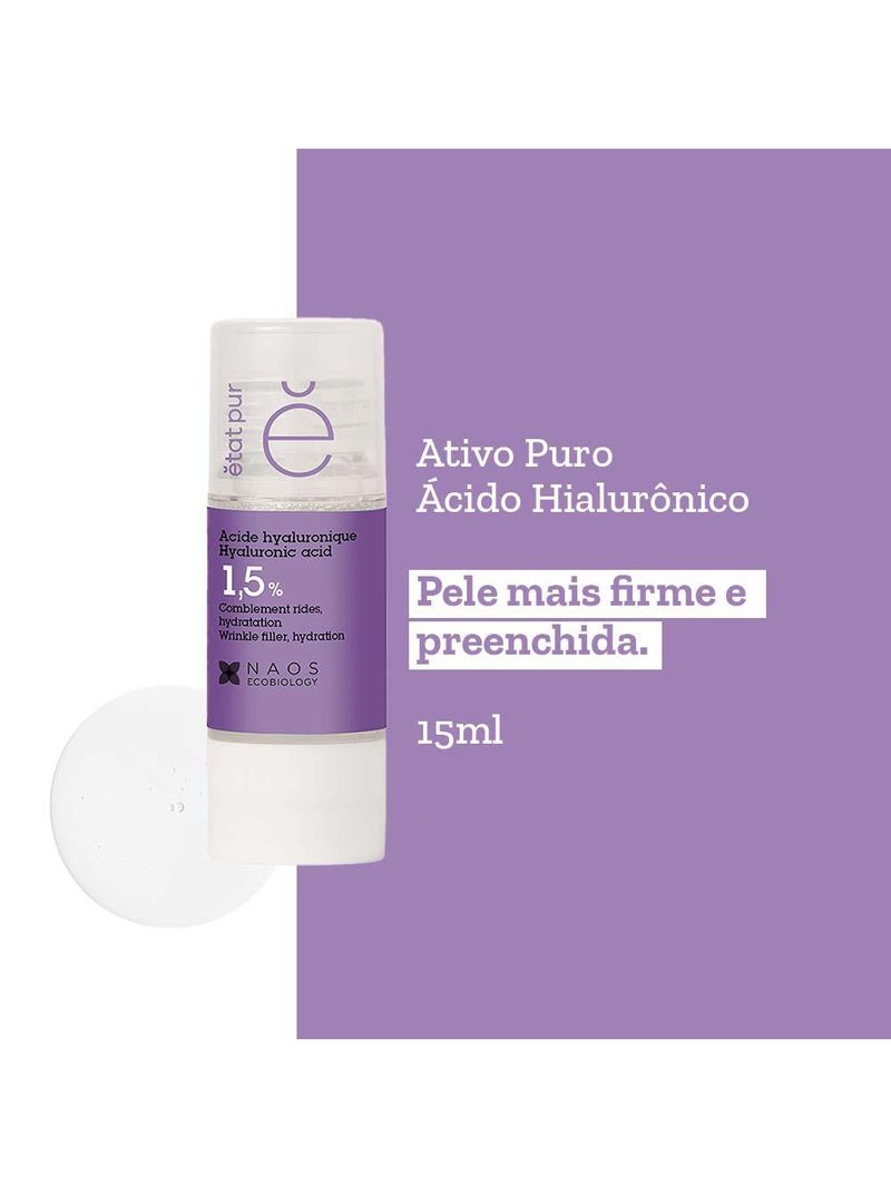 Sérum facial etat pur Ácido hialurônico