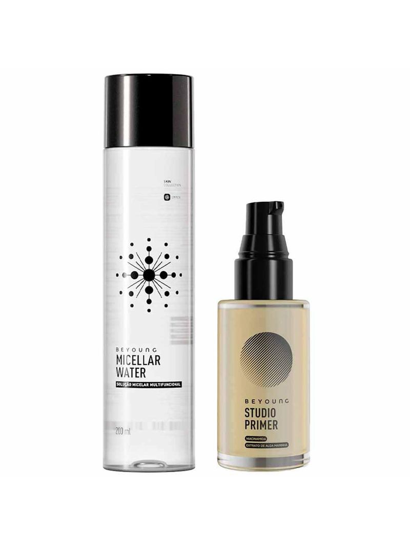 Beyoung kit - Água micelar + primer facial firmador