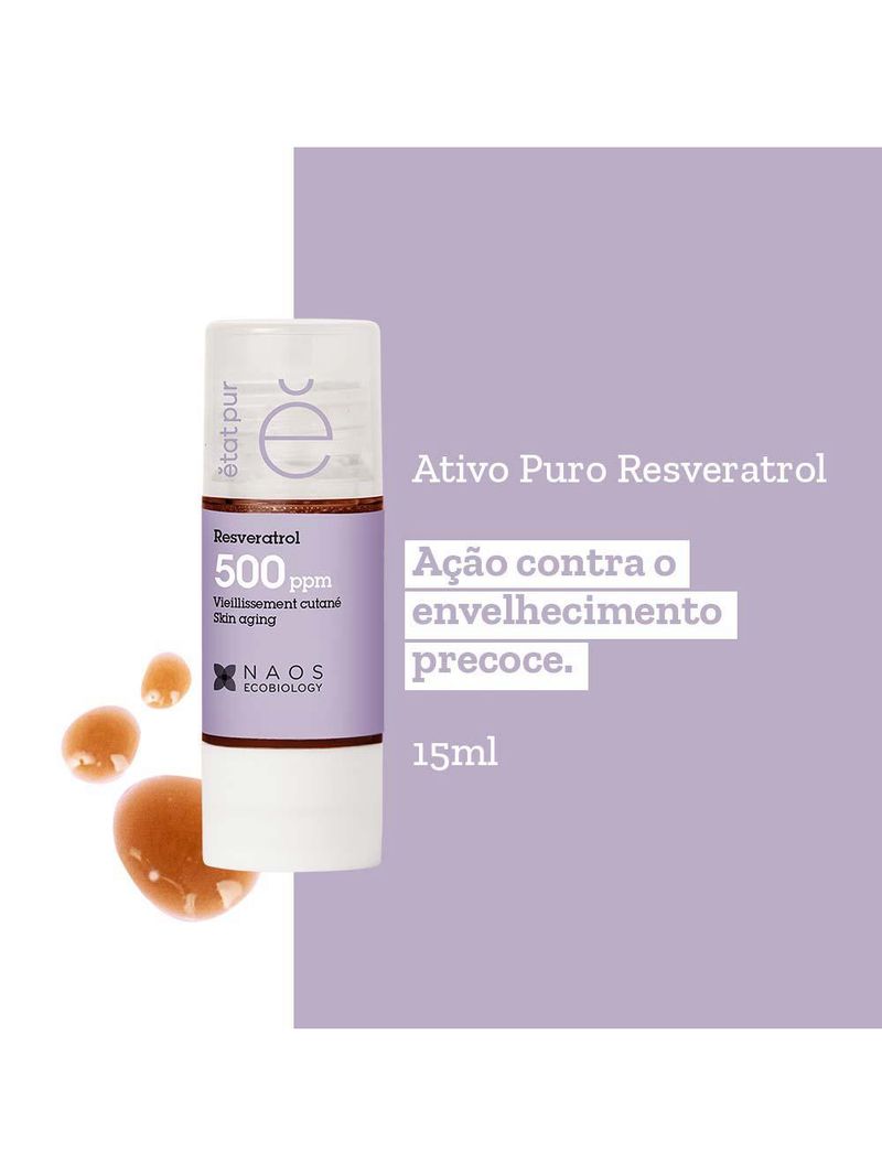 Sérum facial État pur naos resveratrol