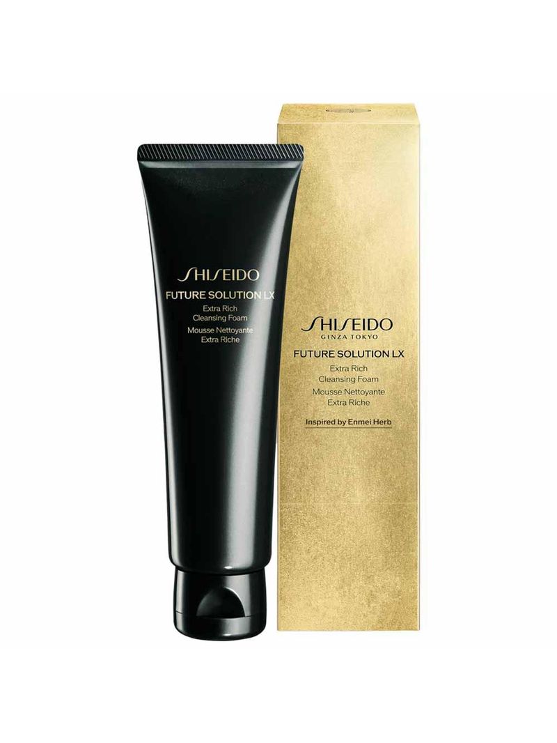 Espuma de limpeza facial shiseido future solution lx extra rich